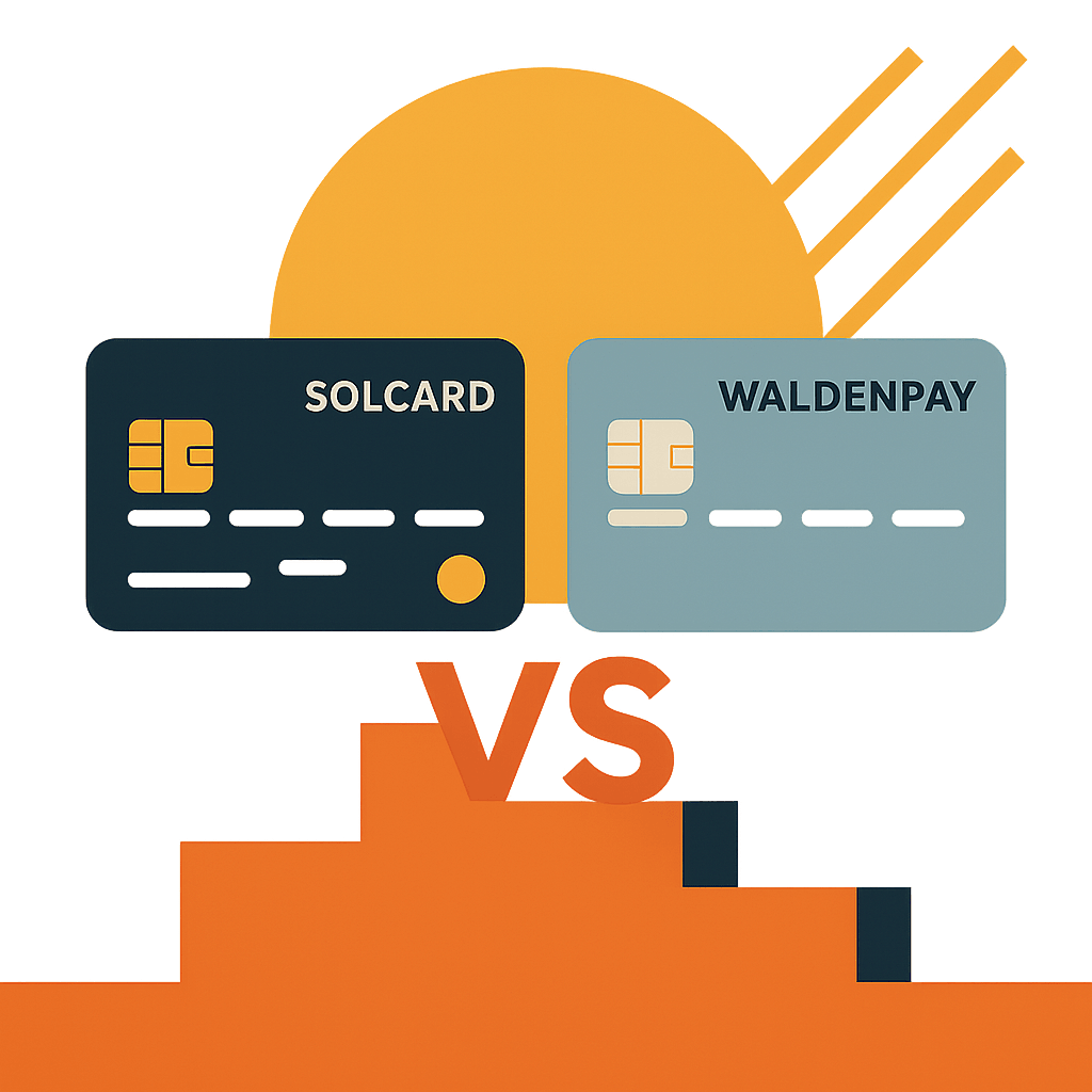 Solcard vs WaldenPay: No-KYC Card Comparison 2026