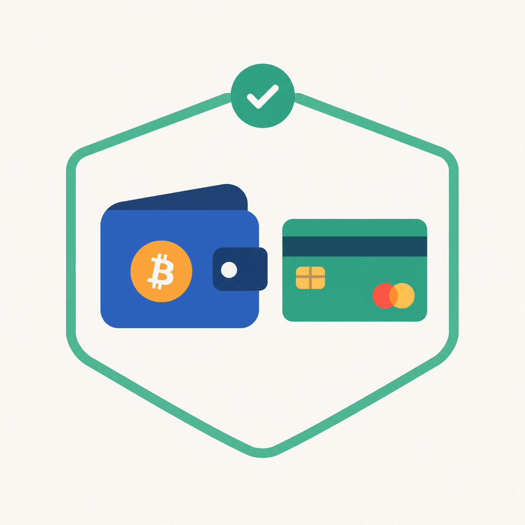 Crypto wallet and prepaid card within a shared compliance boundary