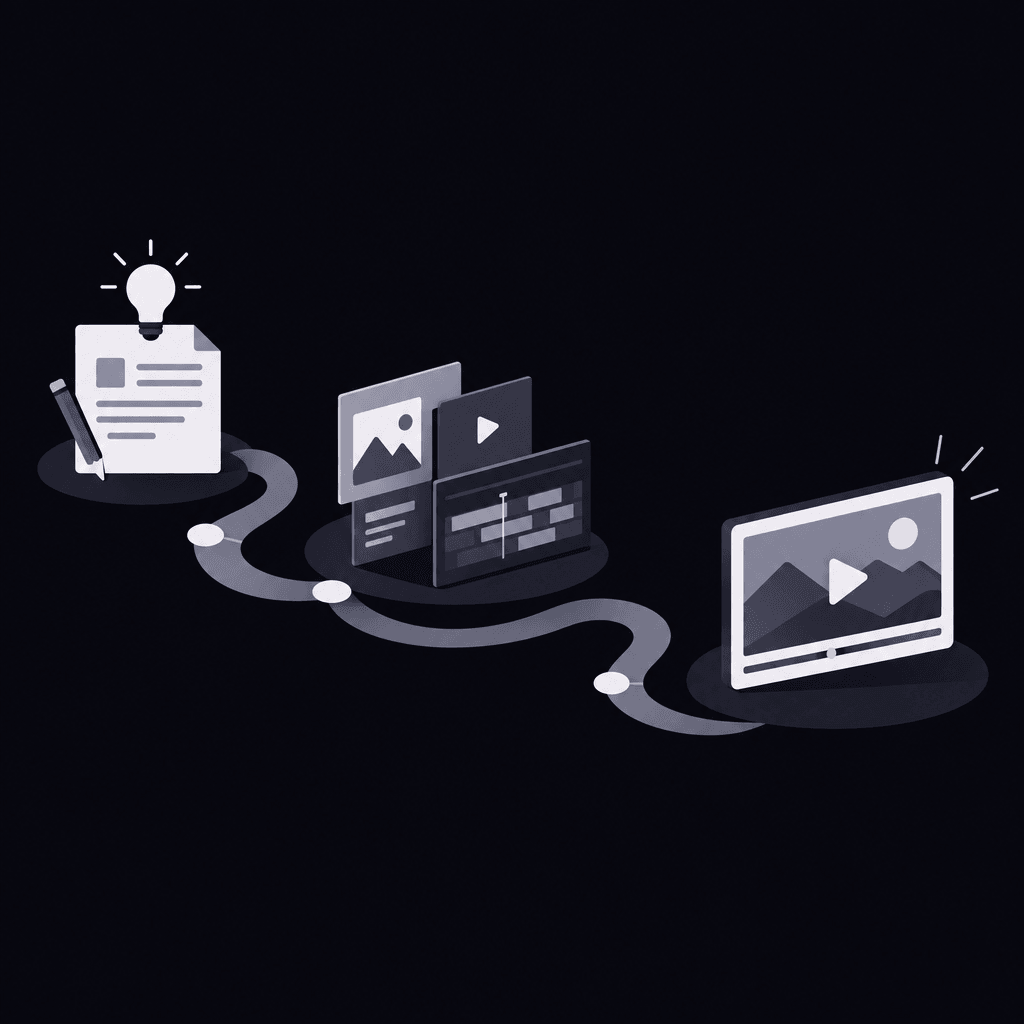 A camera-free path from product brief to finished video