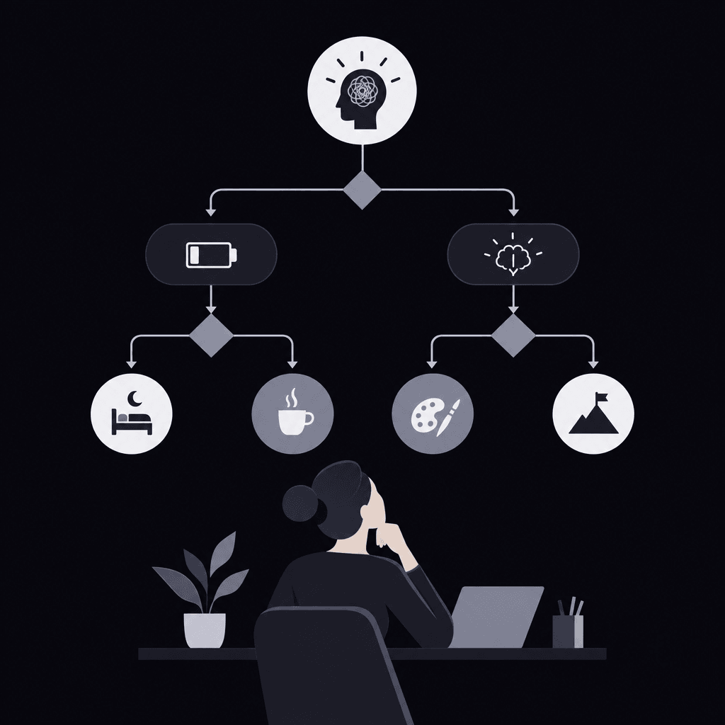 Creative fatigue diagnostic decision tree