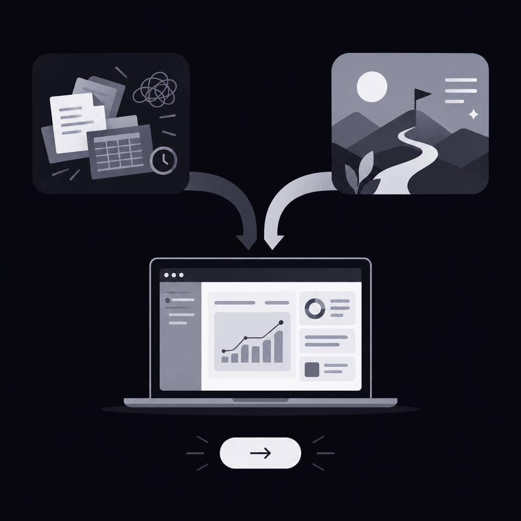 Two contrasting openers feeding into one unchanged SaaS demonstration and CTA