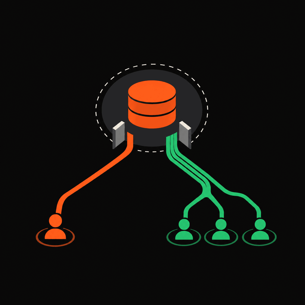 Exclusive and shared access paths with resource boundaries
